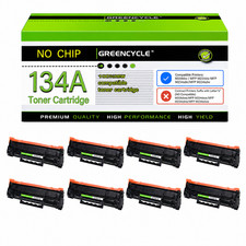 GREENCYCLE 8 Pack W1340A Toner Cartridge For HP 134A M209dwe MFP M234sdn No chip picture