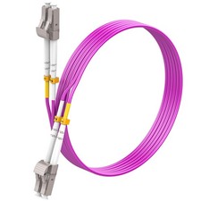 SpeedyCables- OM4 LC to LC Fiber Patch Cable 20m/66ft, 40G/100Gb 50/125um picture