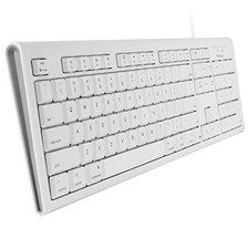 Macally White 104 Key Full Size USB Keyboard for Mac (qkey) picture