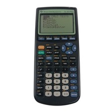 Texas Instruments TI-83 Plus Graphing Calculator Tested Works Algebra School Mat picture