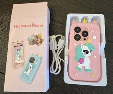 New Pink Unicorn Mini Kids Smart Phone XS 18 Pro picture