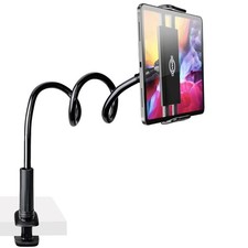 SRMATE Gooseneck Tablet Kindle Holder Stand for Bed 33 inches, Black-33inch picture