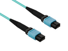 1.5m OM4 MTP TO MTP 12 Fibers Corning Fiber Trunk Cable Type B Multimode 50/1... picture