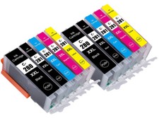 10Pk Premium Ink Cartridges works for PGI 280 CLI 281 Canon TR7520 TR8520 TR8620 picture