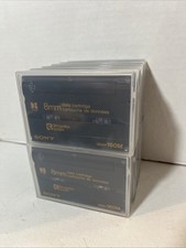 Lot of 10 Used 8mm Data Cartridge Tape Sony Qgd 160m Vintage Computer As Is picture