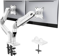 HUANUO Dual Monitor Stand - Full Adjustable Monitor Desk Mount Swivel Vesa Br... picture