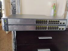 Cisco  Catalyst (WS-C3750-24PS-S) 24-Ports Rack-Mountable Switch Managed... picture