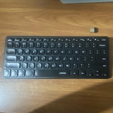 Arteck HW305 Compact Wireless USB Keyboard w/ Receiver, Function Keys, Black picture