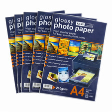 Bulk A4 Glossy Inkjet Photo Paper 210gsm | 5 Set 100 Sheets picture
