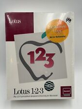 Lotus 1-2-3 Release 1 Evaluation Version SEALED Macintosh picture