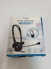 Vibe Swivel Adjustable Microphone Wired Headset 3.5mm For Laptop Office Work picture
