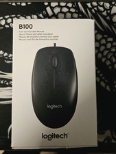 Logitech B100 Optical USB Mouse Black (910-001439) (M-U0026) - OPEN BOX / Unused picture