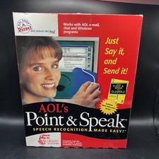AOL's Point And Speak Speech Recognition Made Easy By Dragon Systems - SEALED picture