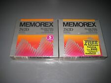 (2) 10 Packs Memorex 2S/HD Flexible Floppy Diskettes 5.25” Double Sided New Lot picture