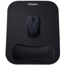 Gimars Large Smooth Superfine Fibre Memory Foam Ergonomic Mouse Pad Wrist Rest picture