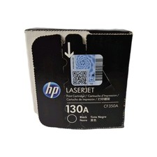 Original HP 130A, Black, LaserJet Printer Toner  Cartridge, CF350A picture