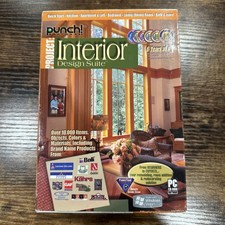 Punch Software Project Interior Design Suite (PC, 2005)-New-Sealed picture