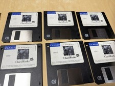 Vintage Claris Works 4.0 for Macintosh FLOPPY DISKS picture