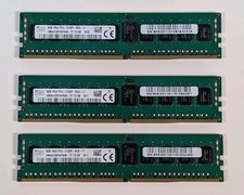 Lot of 3 SK Hynix 8GB 1Rx4 RAM | PC4-2133P-RC0-11, HMA41GR7AFR4N-TF TD AB, 1611 picture