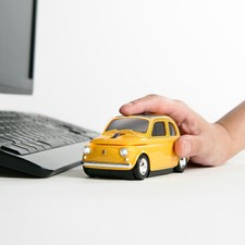 CAMSHOP.JP Fiat 500 Nuova wireless mouse picture