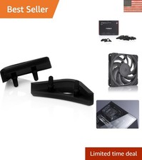Black Silicone Anti-Vibration Pads for Silent Cooling – 16 Count picture