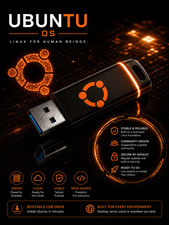Ubuntu Linux Bootable USB Drive Live OS Ready to Install USB picture