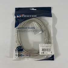 ASTROTEK USB 2.0 Printer Cable 5m - Type A Male to Type B Male Transparent picture