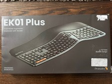 ProtoArc Backlit Wireless Ergonomic Keyboard EK01 Plus Wrist Rest - item is new  picture