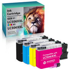 4PK Compatible LC506XXL Ink Cartridges Combo for Brother MFC-J4555DW MFC-J4557DW picture
