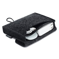  Portable Felt Storage Bag, Electronics Accessories Protective Case Dark Gray picture