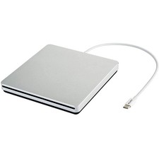 USB-C External DVD/CD Drive Burner Silver Plug & Play MacBook Windows picture