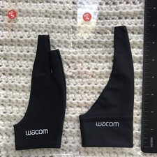 Wacom Digital Drawing Glove Grafic Tablet Right Hand AntiFouling 2 Pcs Set Sz S picture