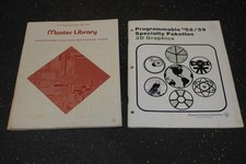  Texas Instruments TI Programmable 58C / 59 Books Master Library 3D Graphics picture