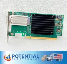 USED| Mellanox MCX455A-ECAT Single Port 100GbE Network Adapter Card Low Profile picture