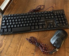 Skytech Rainbow Backlit Wired Gaming Keyboard and Mouse Combo picture