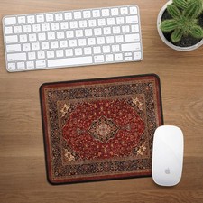 The Dude Rug Mouse Pad, Persian Rug Design, Neoprene Mat, Ties the Room Together picture