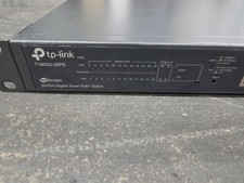 Tp-link JetStream T1600G-28PS 24 Port Gigabit Smart PoE+ Switch Used picture