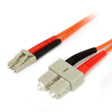StarTech.com Fiber Optic Cable - Multimode Duplex 62.5/125 - LSZH - LC/SC - 2 m picture