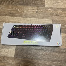 ONN Gaming Mechanical Keyboard RGB Blue Switches 104-Key + Wrist Rest MINT picture