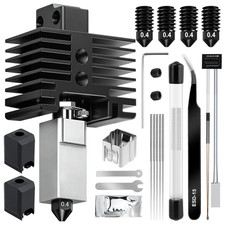 Hotend Kit for Bambu Lab P1P/P1S, 3D Printer Hot End Replacement with Hardened S picture