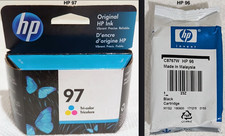 Lot: HP 97 Tri-Color (New Box) & HP 96 Black Ink Cartridge (SealedPouch) EXPIRED picture