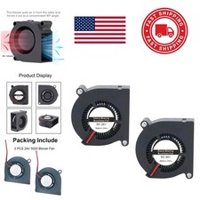 DC 24V 5020 Blower Fan Axial Cooling Fan for 3D Printer Accessories 2 Pack picture