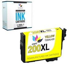 CMYi 1X Replacement 200XL Yellow Ink Cartridge for Epson Expression XP410 WF2520 picture
