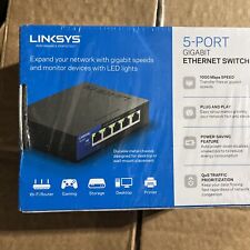 Linksys 5 Port Gigabit Ethernet Switch - Black/Blue  SE3005 picture