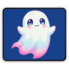 Kawaii Pastel Ghost Gaming Mouse Pad | Cute Spooky Desk Mat picture