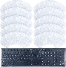Weewooday 30 Pcs Universal Disposable Keyboard Protector Cover 0.025Mm Wipeable picture
