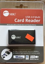 SIIG All-in-one USB 2.0 Multi-Slot Card Reader/Writer Apple Mac PC JU-MR0C12-S1 picture