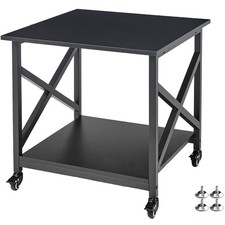 Fannova 2 Tier Large Printer Stand, 23.6 x 23.6 x 22.6 Inches Square Printer ... picture