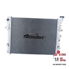 CU13129 3 Row Aluminum Radiator for 2009-2018 Dodge Ram 1500 Ram 2500 3 core picture