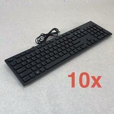 Dell OEM KB216 Wired USB Keyboard Black ORKRON Lot of 10 picture